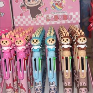 Labubu pens 6pc set